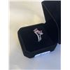 Image 3 : NEW PLATIUNUM PLATED 1.0CT HEART CUT LAB CREATED PINK SAPPHIRE DOUBLE HEART RING, SIZE 7