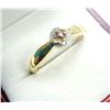 Image 2 : GOLD PLATED STERLING SILVER NATURAL GARNET RING, SIZE 8, W/A $650.00. GARNET IS THE BIRTHSTONE FOR J