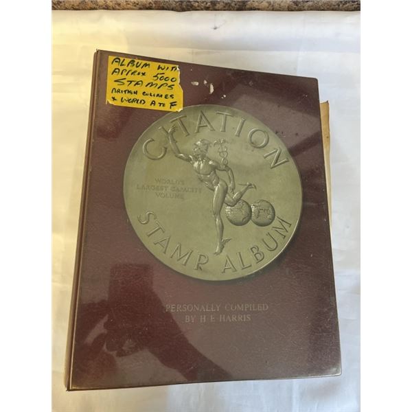 LARGE BOOK OF STAMPS