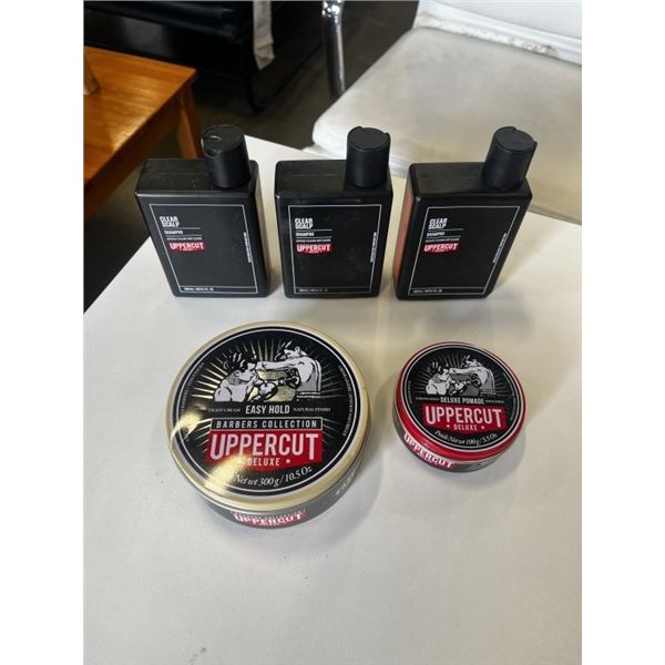 LOT OF ALL NEW DELUXE UPPERCUT HAIR PRODUCTS, POMADE, SHAMPOO AND CONDITIONER - OVER $300 RETAIL VAL
