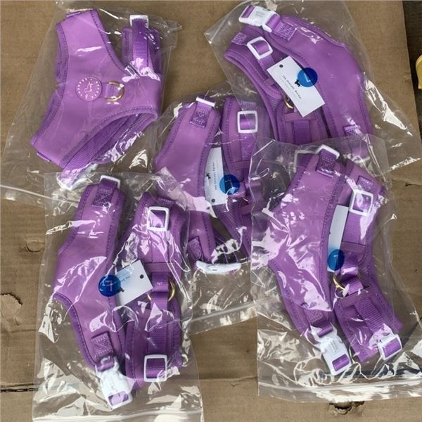 5 NEW THE SHARPER BARKER DOG HARNESSES SIZE LARGE 15"-18"