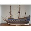 Image 5 : Wooden Sailing Ship Model with Stand, Spare Parts and Assembly Instructions