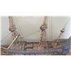 Image 8 : Wooden Sailing Ship Model with Stand, Spare Parts and Assembly Instructions