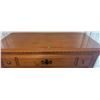 Image 5 : Solid Wood Maple Armoire with Brass Hardware and Three Drawers