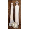Image 1 : Porcelain Figurines with Shell Accent