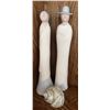 Image 2 : Porcelain Figurines with Shell Accent