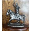 Image 5 : Three Pewter Scottish Historical Figurines and Courvoisier Cognac Bottle Cannon Display