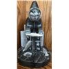 Image 1 : Soapstone Carving Signed by Harold Paulhus Fishing Inuit Figure