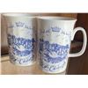 Image 6 : Lot: Edinburgh Mugs, Crystal Salt and Pepper, and more