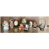 Image 2 : Cherished Teddies Figurines with Decorative Ceramic Eggs and Basket Lot