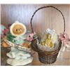 Image 3 : Cherished Teddies Figurines with Decorative Ceramic Eggs and Basket Lot