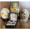 Image 5 : Cherished Teddies Figurines with Decorative Ceramic Eggs and Basket Lot