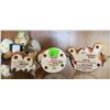 Image 6 : Cherished Teddies Figurines with Decorative Ceramic Eggs and Basket Lot