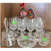 Image 1 : Crystal Bell, Cut Crystal Glassware, Beaded Egg, and Painted Egg Group
