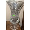 Image 5 : Cut Glass Crystal Vase and Decanter with Stopper