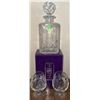 Image 1 : Edinburgh Crystal Classical Collection Decanter and 2 Glasses Set