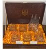 Image 1 : Edinburgh Crystal Whisky Set with Five Tumblers and Decanter in Box