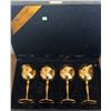 Image 3 : Koch & Bergfeld Damast Silver Goblets with Box and Two Small Desk Clocks