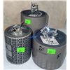Image 1 : Swarovski Crystal Figurines Trio with Original Round Boxes