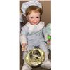 Image 4 : Three Ashton Drake Porcelain Dolls Including Pooh Bear Costume and Lace Dress