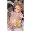 Image 2 : Ashton Drake Porcelain Baby Dolls Set with Accessories and Bathtub