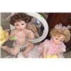 Image 4 : Ashton Drake Porcelain Baby Dolls Set with Accessories and Bathtub
