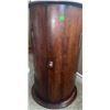 Image 3 : Wooden Washstand Cabinet with Floral Ceramic Pitcher and Bowl
