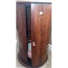 Image 6 : Wooden Washstand Cabinet with Floral Ceramic Pitcher and Bowl
