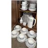 Image 1 : Wedgwood Angela Bone China Dinner and Tea Service Set, 44 Pieces