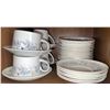 Image 3 : Wedgwood Angela Bone China Dinner and Tea Service Set, 44 Pieces