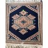 Image 3 : Three Geometric Patterned Accent Rugs with Fringe