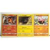 Image 1 : 12) LOT OF 3 2017 POKEMON CARDS.