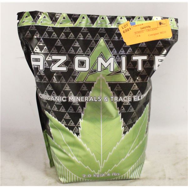 2.0 KG AZOMITE – ORGANIC MINERALS &