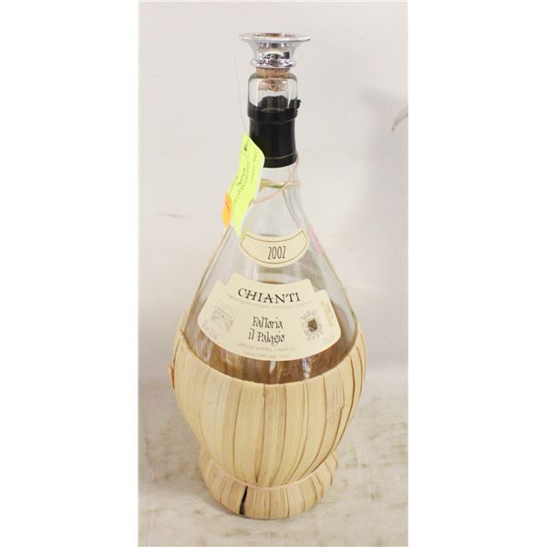 VINTAGE CHIANTI BOTTLE