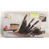 Image 1 : NEW 6PC KITCHEN KNIFE BLOCK SET HIGH CARBON