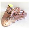 Image 1 : VINTAGE FUNNY GOLFER TROPHY PAINTED SIGNED BY JIM