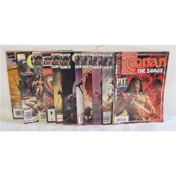 1990'S MARVEL MAGAZINES CONAN #2,12,22,24,28,32,38