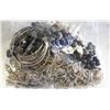 Image 1 : BAG OF ESTATE JEWELRY INCL COPPER BRACELET