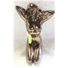 Image 1 : VINTAGE WOMAN CERAMIC STATURE BRONZE COLOR ENAMEL