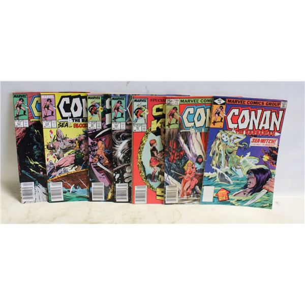 1970S/80S MARVEL CONAN COMIC BOOKS ASSORTED