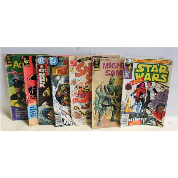 7 OLD COMICS INC STAR WARS ETC