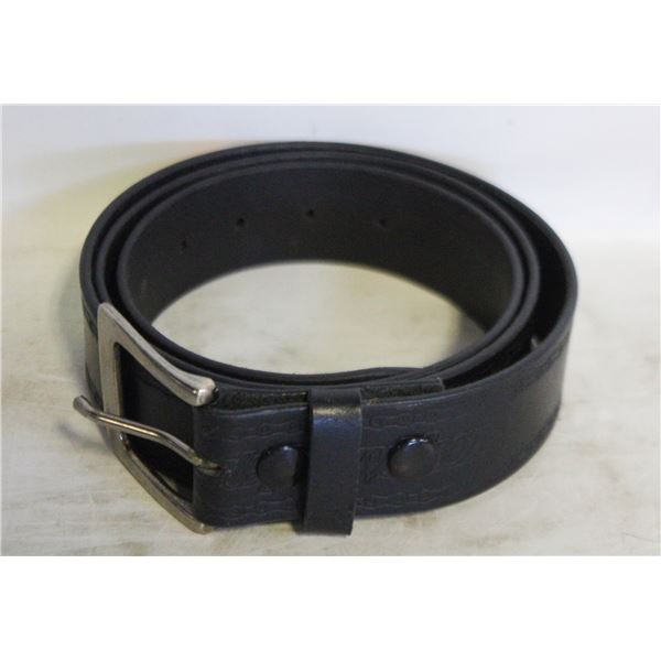HARLEY-DAVIDSON BLACK TOOLED LEATHER