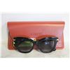 Image 1 : SONIX ELIOT C01 BLACK ROUNDED CAT EYE SUNGLASSES