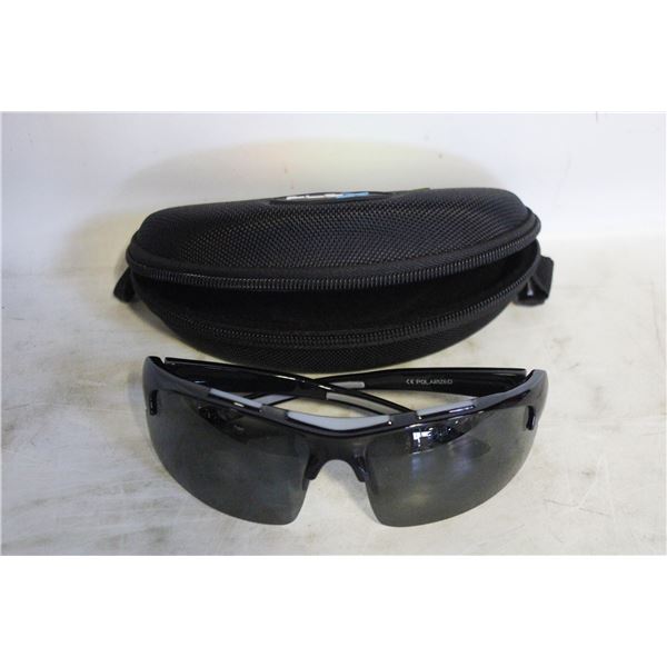 FLEX V.1 POLARIZED SPORTS WRAP SUNGLASSES
