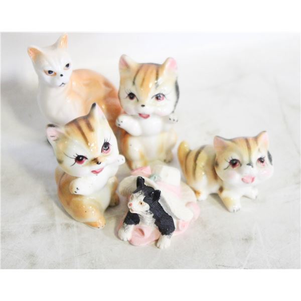 MINIATURE CERAMIC KITTENS