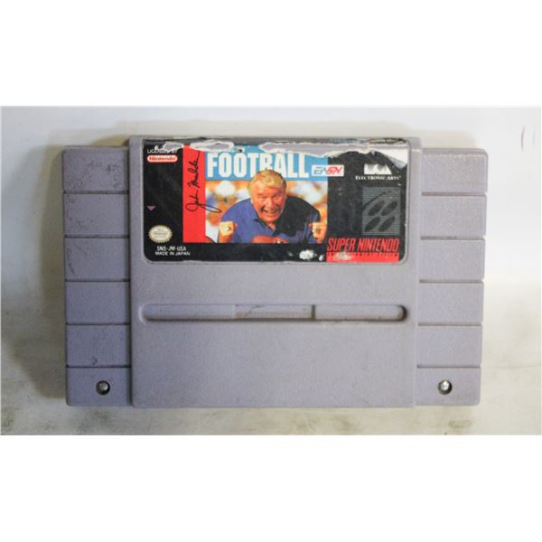 JOHN MADDEN FOOTBALL SUPER NINTENDO