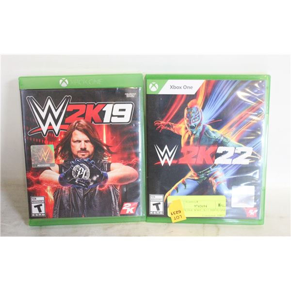 WWE 2K19 & WWE 2K22 XBOX ONE VIDEO