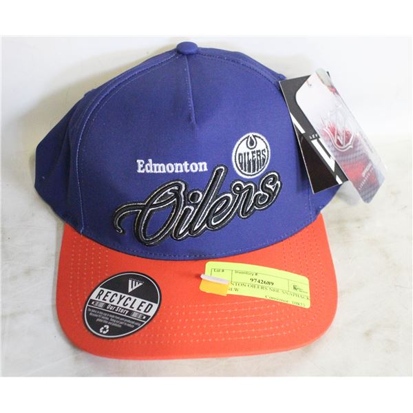 EDMONTON OILERS NHL SNAPBACK HAT NEW