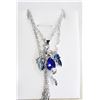 Image 1 : NEW CRYSTAL AQUA BLUE DRAGON NECKLACE