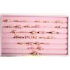 Image 1 : JEWELRY ORGANIZER TRAY W/ BARBIE STYLE PINK RINGS